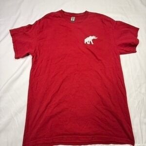 University of Alabama Crimson Tide Elephant Graphic T Shirt Gildan Red